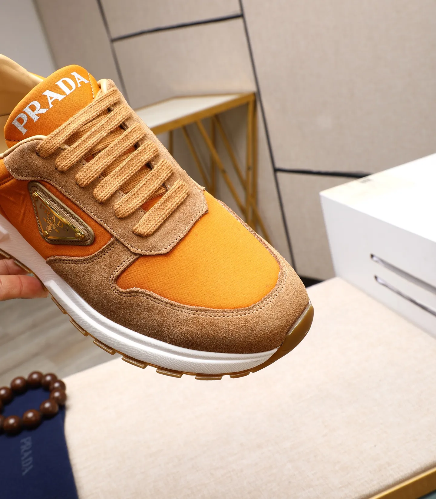 Men's shoes💰460🌹🌹[PRADA—Prada] latest model🙈original replica! 👟👟👟Available here. The workmanship is top-notch. The upper is made from Italy. 🇮🇹Imported first-layer cowhide. ❗️Breathable genuine leather lining @Suitable for travel. The original version has an enlarged engraved sole, making it suitable for all kinds of travels, showing low-key luxury. Let quality speak for itself. Color: Size: 38-44